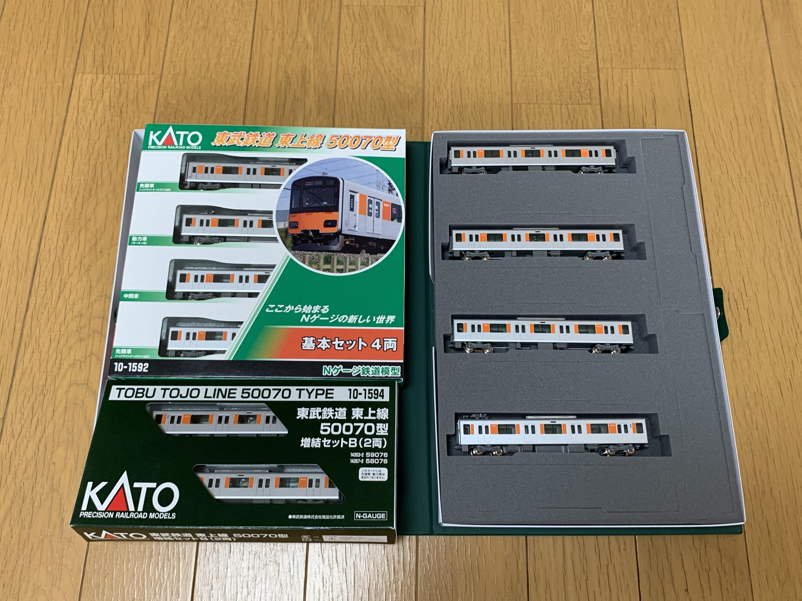 かかる ヤフオク! - KATO 10-1592 東武鉄道 東上線50070型 4両基本セ